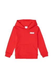 US Polo Assn. Boys' Red Hooded Sweatshirt - Image 3