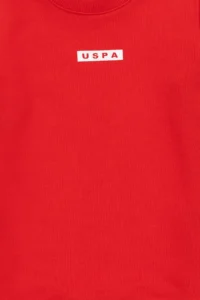 US Polo Assn. Boys' Red Crew Neck Sweatshirt - Image 5