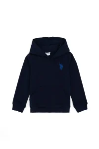 US Polo Assn. Boys' Navy Blue Basic Sweatshirt - Image 3