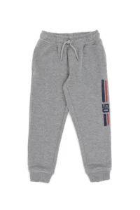 US Polo Assn. Boys' Gray Melanj Sweatpants - Image 4