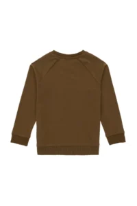 US Polo Assn. Boys' Khaki Basic Crew Neck Sweatshirt - Image 4