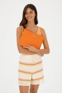 US Polo Assn. Women Orange Handbag