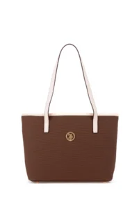 US Polo Assn. Women Brown Tote Bag - Image 3