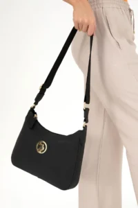 US Polo Assn. Women Black Shoulder Bag - Image 2