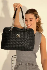 US Polo Assn. Women Black Shoulder Bag - Image 2