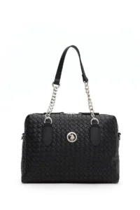 US Polo Assn. Women Black Shoulder Bag - Image 3
