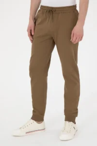 US Polo Assn. Men Khaki Sweatpants - Image 2