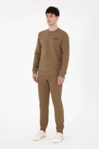 US Polo Assn. Men Khaki Sweatpants - Image 3