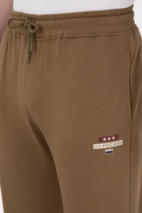 US Polo Assn. Men Khaki Sweatpants - Image 5
