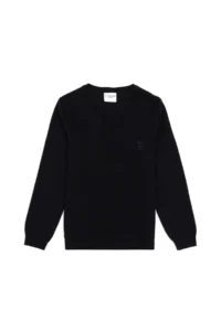 US Polo Assn. Girls' Black V-neck Basic Sweater - Image 3