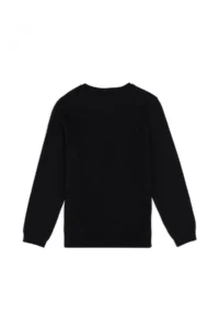 US Polo Assn. Girls' Black V-neck Basic Sweater - Image 4