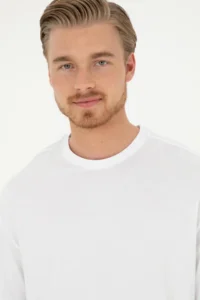 US Polo Assn. Men comfort Fit Crew Neck White T-Shirt - Image 2
