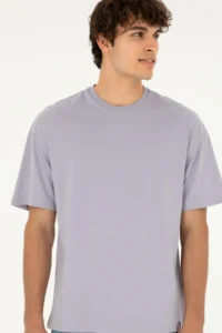 US Polo Assn. Men comfort Fit Crew Neck Gray T-Shirt - Image 3
