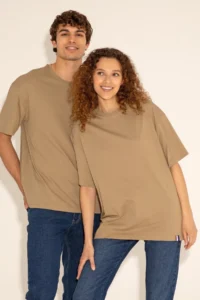US Polo Assn. Men comfort Fit Crew Neck Khaki T-Shirt - Image 2