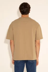 US Polo Assn. Men comfort Fit Crew Neck Khaki T-Shirt - Image 6