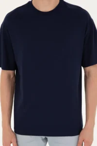 US Polo Assn. Men comfort Fit Crew Neck Navy Blue T-Shirt - Image 6