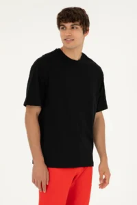 US Polo Assn. Men comfort Fit Crew Neck Black T-Shirt
