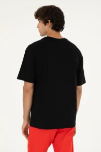 US Polo Assn. Men comfort Fit Crew Neck Black T-Shirt - Image 5