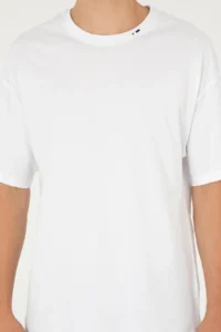 US Polo Assn. Men Oversized Fit Crew Neck White T-Shirt - Image 6