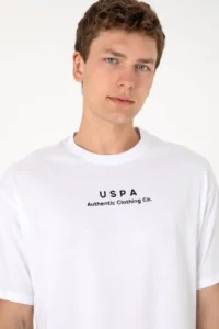 US Polo Assn. Men comfort Fit Crew Neck White T-Shirt - Image 4