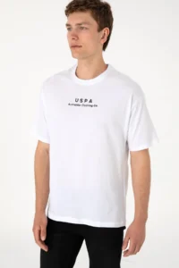 US Polo Assn. Men comfort Fit Crew Neck White T-Shirt - Image 5