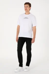 US Polo Assn. Men comfort Fit Crew Neck White T-Shirt - Image 6
