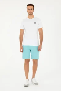 US Polo Assn. Men Regular Fit Crew Neck White T-Shirt - Image 4