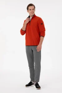 US Polo Assn. Men Anthracite Melanj Sweatpants - Image 3