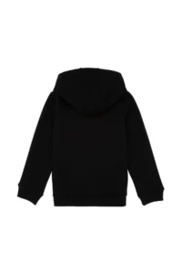 US Polo Assn. Boys' Zippered Black Fleece Hooded Sweatshirt - Image 2