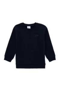 US Polo Assn. Boys' Navy Blue Basic Crew Neck Sweatshirt