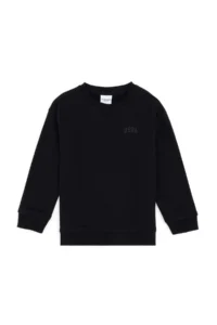US Polo Assn. Boys' Black Basic Crew Neck Sweatshirt