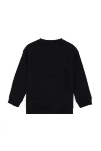 US Polo Assn. Boys' Black Basic Crew Neck Sweatshirt - Image 2