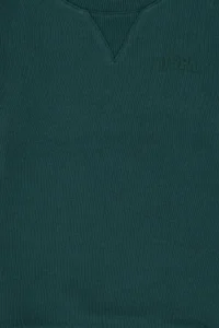 US Polo Assn. Boys' Dark Green Basic Crew Neck Sweatshirt - Image 5