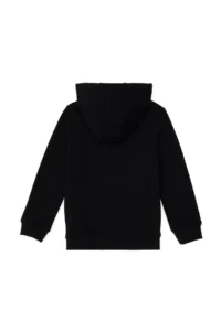 US Polo Assn. Boys' Black Basic Hooded Sweatshirt - Image 4