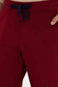 US Polo Assn. Men Burgundy Sweatpants - Image 5