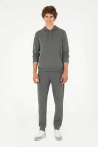 US Polo Assn. Men Anthracite Melanj Sweatpants