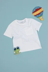 US Polo Assn. Boys' White Crew Neck T-Shirt - Image 3
