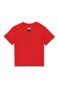 US Polo Assn. Boys' Red Crew Neck T-Shirt - Image 4