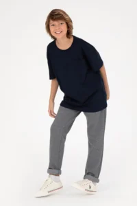US Polo Assn. Boys' Navy Blue Crew Neck T-Shirt - Image 2