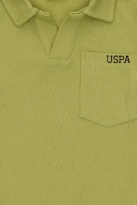 US Polo Assn. Boys' Pistachio Green Polo Shirt Collar T-Shirt - Image 5