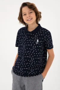 US Polo Assn. Boys' Navy Blue T-Shirt - Image 2