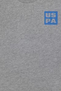 US Polo Assn. Boys' Red comfort Basic Crew Neck T-Shirt - Image 3
