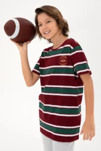 US Polo Assn. Boys' Burgundy Basic T-Shirt - Image 2