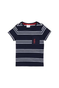 US Polo Assn. Boys' Navy Blue Basic T-Shirt - Image 3