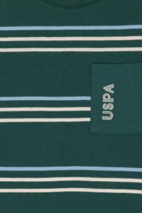 US Polo Assn. Boys' Dark Green Basic T-Shirt - Image 5