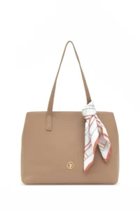 US Polo Assn. Women Boxed with scarf Hediyelik Mink Tote Bag - Image 5