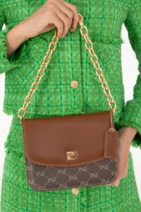 Pierre Cardin Tan Crossbody Bag - Image 2