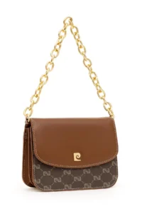 Pierre Cardin Tan Crossbody Bag - Image 4
