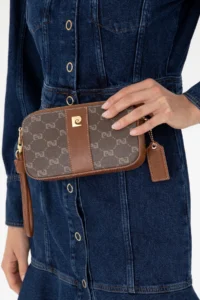 Pierre Cardin Tan Crossbody Bag - Image 2
