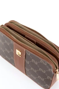Pierre Cardin Tan Crossbody Bag - Image 7